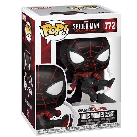 Funko Pop! spider-man miles morales advanced tech (772 )
